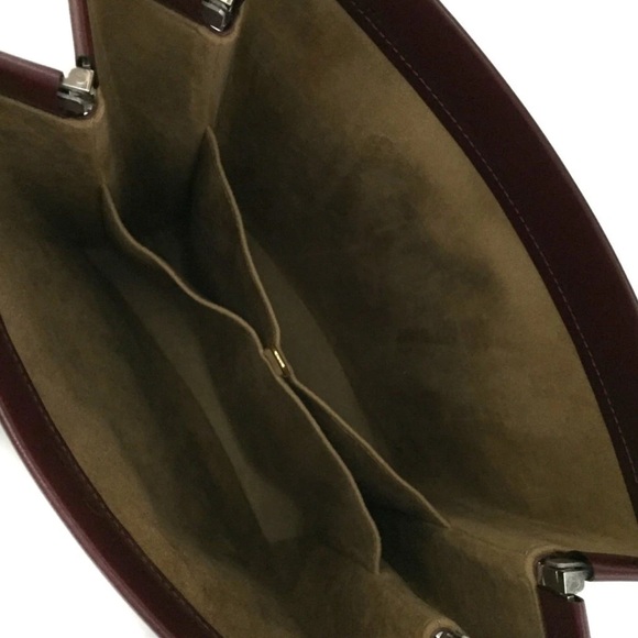 Authentic Cartier Trinity Leather Hand Bag Bordeaux - Picture 10 of 16